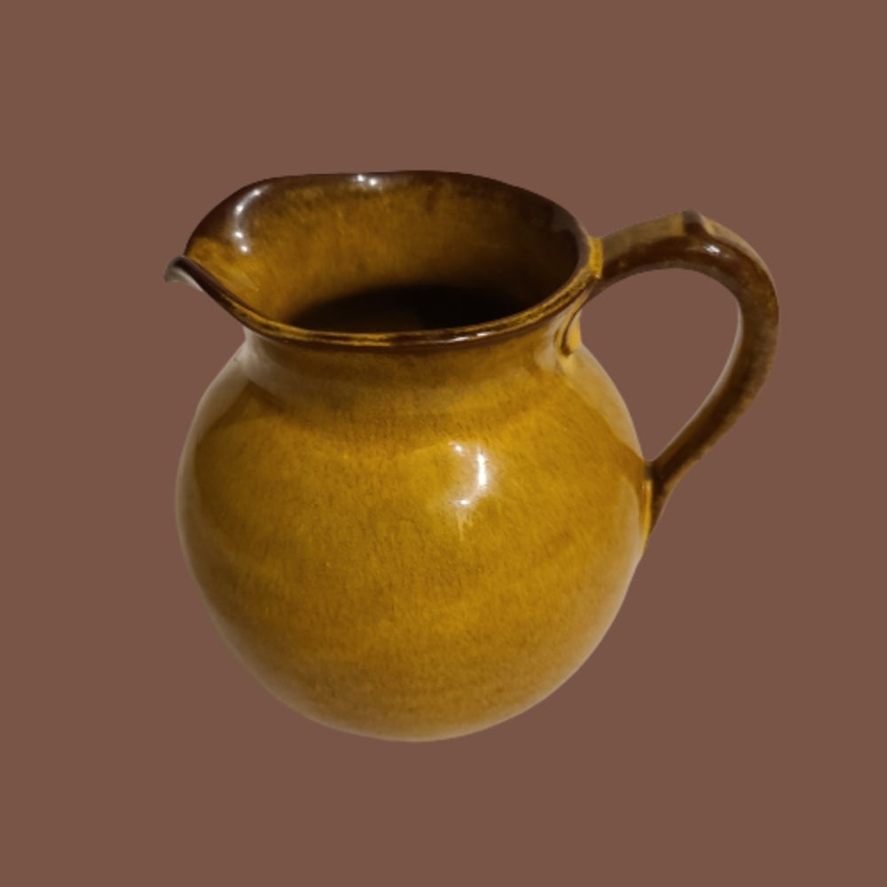 NILOAK Small Glazed Vintage Pitcher